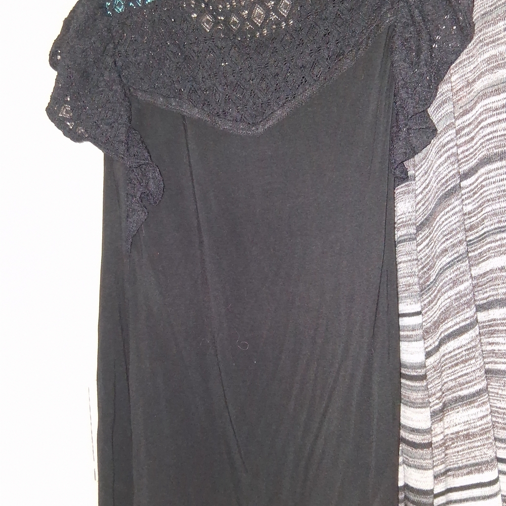 Torrid Black Lace Super Soft Top